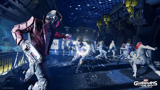 画像ギャラリー No.005のサムネイル画像 / 「Marvel's Guardians of the Galaxy」試遊レポート。5人のガーディアンズの絆が攻略のカギを握る,戦略性の高いプレイフィールが魅力