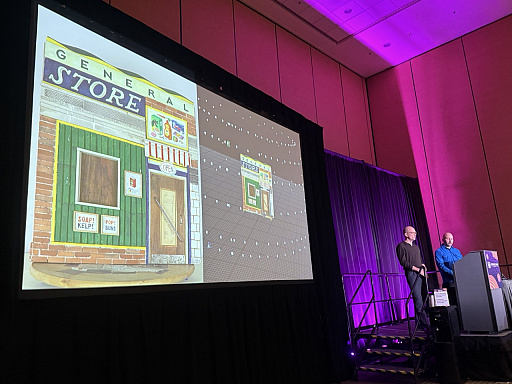 画像ギャラリー No.002のサムネイル画像 / ［GDC 2025］アナログとデジタルが融合したストップモーション風ADVはどう生まれたのか。「Harold Halibut」ポストモーテムをレポート