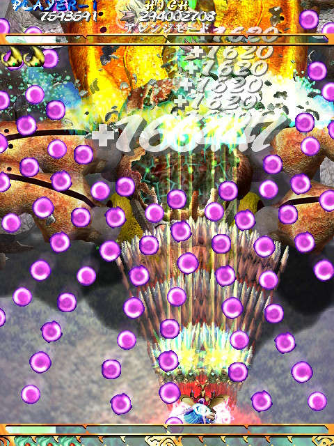 画像ギャラリー No.015のサムネイル画像 / Switch版「虫姫さま」で真ボスにリベンジしよう！ 基礎から解説する“アレンジモード”攻略，前編は最初の難所・3面クリアまでをお届け