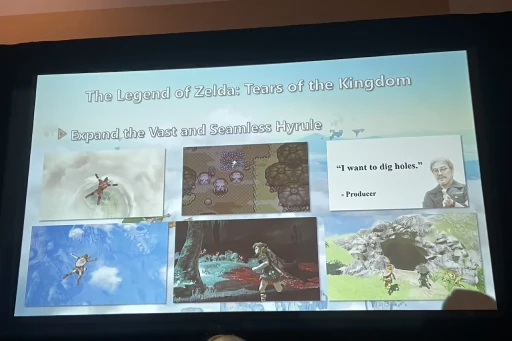 画像ギャラリー No.007のサムネイル画像 / ［GDC 2024］「ゼルダの伝説　ティアーズ オブ ザ キングダム」の自由な遊びは，現実的な物理のルールで世界ができていたからだった