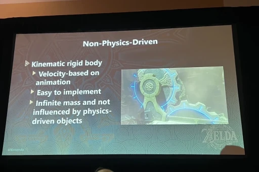 画像ギャラリー No.011のサムネイル画像 / ［GDC 2024］「ゼルダの伝説　ティアーズ オブ ザ キングダム」の自由な遊びは，現実的な物理のルールで世界ができていたからだった