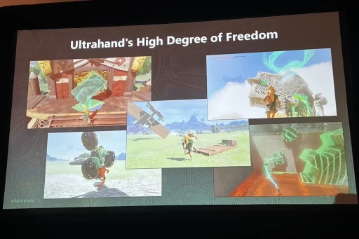画像ギャラリー No.012のサムネイル画像 / ［GDC 2024］「ゼルダの伝説　ティアーズ オブ ザ キングダム」の自由な遊びは，現実的な物理のルールで世界ができていたからだった
