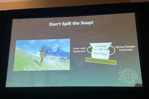 画像ギャラリー No.026のサムネイル画像 / ［GDC 2024］「ゼルダの伝説　ティアーズ オブ ザ キングダム」の自由な遊びは，現実的な物理のルールで世界ができていたからだった