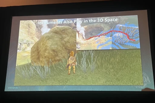 画像ギャラリー No.039のサムネイル画像 / ［GDC 2024］「ゼルダの伝説　ティアーズ オブ ザ キングダム」の自由な遊びは，現実的な物理のルールで世界ができていたからだった