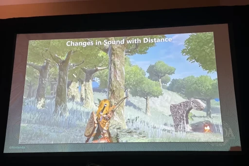 画像ギャラリー No.041のサムネイル画像 / ［GDC 2024］「ゼルダの伝説　ティアーズ オブ ザ キングダム」の自由な遊びは，現実的な物理のルールで世界ができていたからだった
