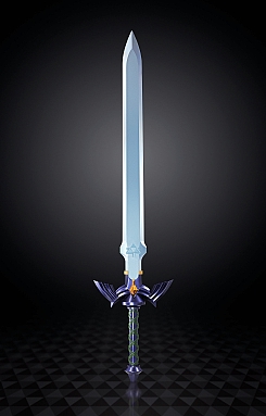 画像ギャラリー No.005のサムネイル画像 / 「ゼルダの伝説」のマスターソードを全長約105cmのサイズで立体化。SEやゼルダのBGMを多数収録し,振動ギミックも内蔵