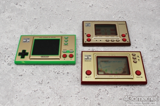 画像ギャラリー No.013のサムネイル画像 / 「ゲーム＆ウオッチ ゼルダの伝説」を“1989年のGame & Watch ZELDA”とともに遊ぶ。新世代G&Wは，時計としての使いやすさにも満足