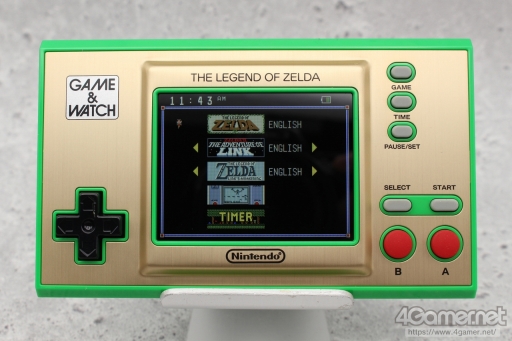 画像ギャラリー No.021のサムネイル画像 / 「ゲーム＆ウオッチ ゼルダの伝説」を“1989年のGame & Watch ZELDA”とともに遊ぶ。新世代G&Wは，時計としての使いやすさにも満足