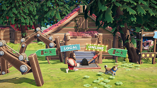 画像ギャラリー No.006のサムネイル画像 / 「Lumberhill」のSwitch版が本日リリースに。カオスなマルチプレイを楽しもう
