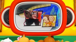 画像ギャラリー No.006のサムネイル画像 / 「たべごろ！スーパーモンキーボール 1＆2リメイク」のストーリームービーが公開。アイアイ達は“マッドヒヒ博士”追って100以上のステージに挑む