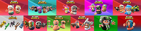 画像ギャラリー No.008のサムネイル画像 / 「Worms Rumble」のSwitch / Xboxプラットフォーム版が発売。PC / PS5 / PS4版も入り乱れて最大32人で対戦可能