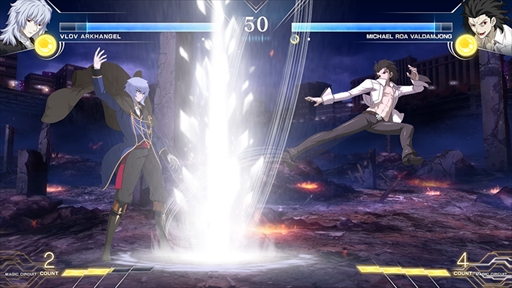 画像ギャラリー No.008のサムネイル画像 / 「MELTY BLOOD: TYPE LUMINA」にヴローヴ・アルハンゲリが参戦。多彩な飛び道具で相手を寄せ付けないバトルスタイル