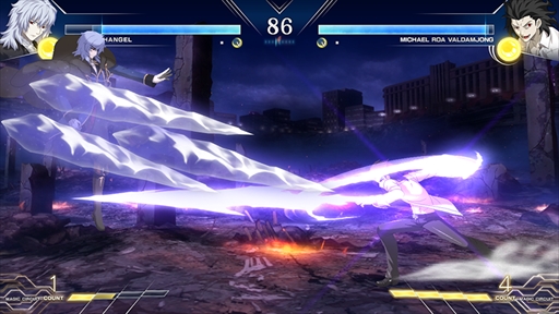 画像ギャラリー No.010のサムネイル画像 / 「MELTY BLOOD: TYPE LUMINA」にヴローヴ・アルハンゲリが参戦。多彩な飛び道具で相手を寄せ付けないバトルスタイル