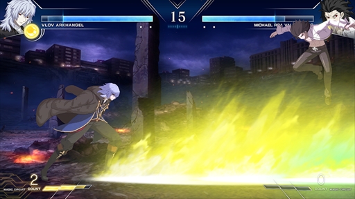画像ギャラリー No.013のサムネイル画像 / 「MELTY BLOOD: TYPE LUMINA」にヴローヴ・アルハンゲリが参戦。多彩な飛び道具で相手を寄せ付けないバトルスタイル