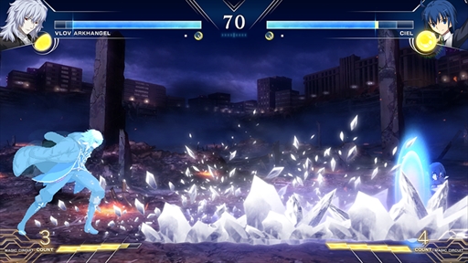 画像ギャラリー No.018のサムネイル画像 / 「MELTY BLOOD: TYPE LUMINA」にヴローヴ・アルハンゲリが参戦。多彩な飛び道具で相手を寄せ付けないバトルスタイル