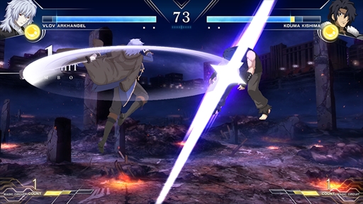 画像ギャラリー No.019のサムネイル画像 / 「MELTY BLOOD: TYPE LUMINA」にヴローヴ・アルハンゲリが参戦。多彩な飛び道具で相手を寄せ付けないバトルスタイル