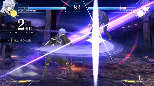 画像ギャラリー No.020のサムネイル画像 / 「MELTY BLOOD: TYPE LUMINA」にヴローヴ・アルハンゲリが参戦。多彩な飛び道具で相手を寄せ付けないバトルスタイル
