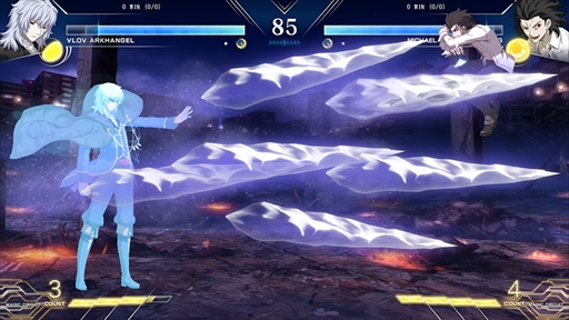 画像ギャラリー No.021のサムネイル画像 / 「MELTY BLOOD: TYPE LUMINA」にヴローヴ・アルハンゲリが参戦。多彩な飛び道具で相手を寄せ付けないバトルスタイル