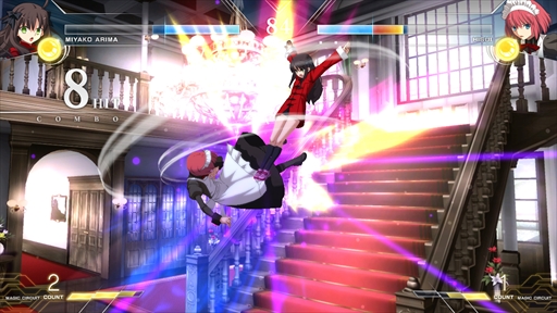 画像ギャラリー No.010のサムネイル画像 / 「MELTY BLOOD: TYPE LUMINA」プレイレポートをお届け。対戦のキモとなる新システムと読み合い，キャラごとの基本コンボも掲載