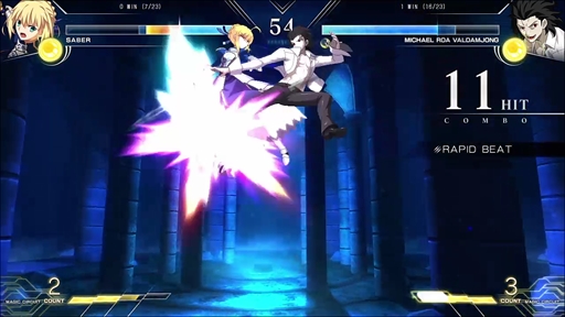 画像ギャラリー No.012のサムネイル画像 / 「MELTY BLOOD: TYPE LUMINA」プレイレポートをお届け。対戦のキモとなる新システムと読み合い，キャラごとの基本コンボも掲載