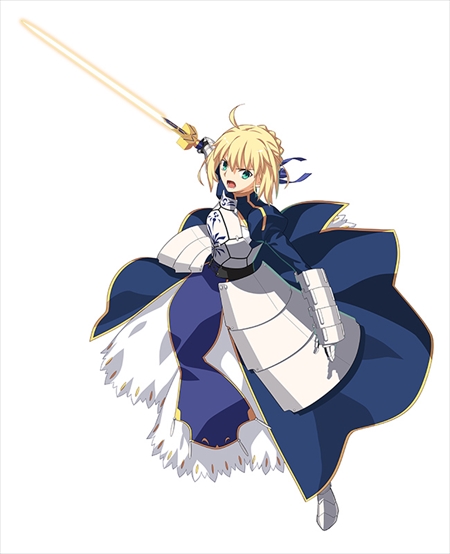 画像ギャラリー No.004のサムネイル画像 / 「MELTY BLOOD: TYPE LUMINA」にFateシリーズからセイバーが参戦。リーチとスピードを生かした真っ向勝負を得意とするキャラクター