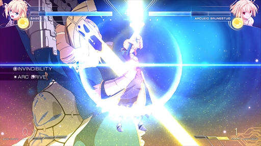 画像ギャラリー No.014のサムネイル画像 / 「MELTY BLOOD: TYPE LUMINA」にFateシリーズからセイバーが参戦。リーチとスピードを生かした真っ向勝負を得意とするキャラクター