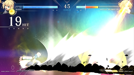 画像ギャラリー No.015のサムネイル画像 / 「MELTY BLOOD: TYPE LUMINA」にFateシリーズからセイバーが参戦。リーチとスピードを生かした真っ向勝負を得意とするキャラクター