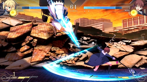 画像ギャラリー No.023のサムネイル画像 / 「MELTY BLOOD: TYPE LUMINA」にFateシリーズからセイバーが参戦。リーチとスピードを生かした真っ向勝負を得意とするキャラクター