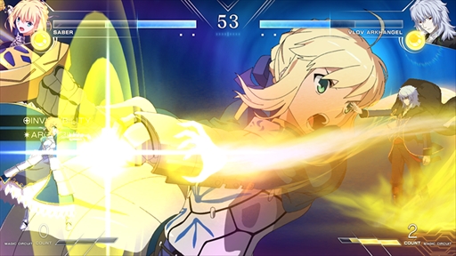画像ギャラリー No.025のサムネイル画像 / 「MELTY BLOOD: TYPE LUMINA」にFateシリーズからセイバーが参戦。リーチとスピードを生かした真っ向勝負を得意とするキャラクター