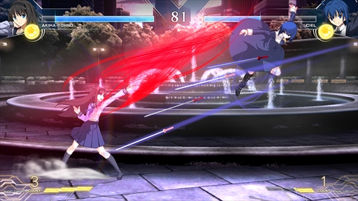 画像ギャラリー No.039のサムネイル画像 / 「MELTY BLOOD: TYPE LUMINA」にFateシリーズからセイバーが参戦。リーチとスピードを生かした真っ向勝負を得意とするキャラクター