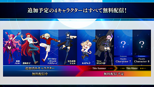 画像ギャラリー No.007のサムネイル画像 / 「MELTYBLOOD: TYPE LUMINA」,追加キャラ“ネコアルク&マシュ”含む無料アップデートの配信が8月19日に決定