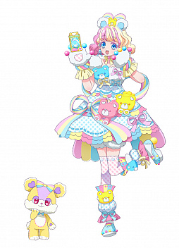 画像ギャラリー No.003のサムネイル画像 / プリティーシリーズ10周年記念の新アニメ「ワッチャプリマジ!」の新ビジュアルと新キャラクター第2弾が発表