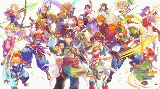画像ギャラリー No.001のサムネイル画像 / スマホ向け新作「聖剣伝説 ECHOES of MANA」が発表に。シリーズキャラが勢揃いの“オールスターアプリ”