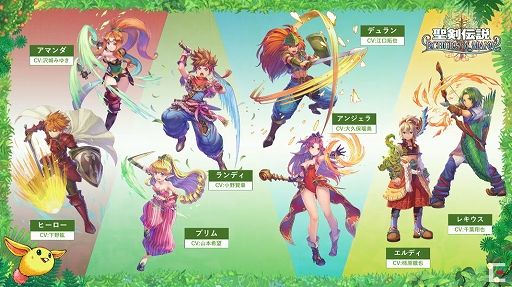 画像ギャラリー No.004のサムネイル画像 / スマホ向け新作「聖剣伝説 ECHOES of MANA」が発表に。シリーズキャラが勢揃いの“オールスターアプリ”