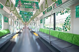 画像ギャラリー No.001のサムネイル画像 / 「聖剣伝説 ECHOES of MANA」，本日より山手線車両ジャック広告を掲出