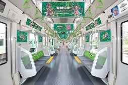 画像ギャラリー No.003のサムネイル画像 / 「聖剣伝説 ECHOES of MANA」，本日より山手線車両ジャック広告を掲出