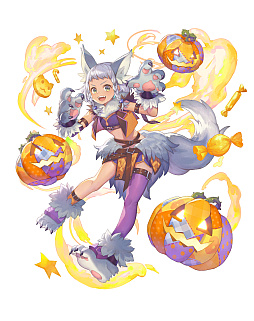 画像ギャラリー No.002のサムネイル画像 / 「聖剣伝説 ECHOES of MANA」,ハロウィン衣装の“モスリン”と“ダッフル”が登場。公式番組は10月28日に配信