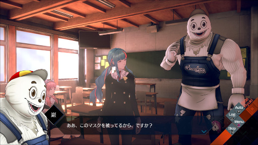 画像ギャラリー No.023のサムネイル画像 / 「AI: ソムニウムファイル ニルヴァーナ イニシアチブ」，ソムニウムパートの新要素や愛らしいマスクを被った店主など新キャラ3名の情報を公開