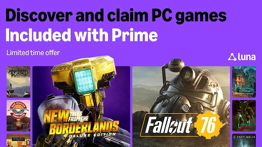 画像ギャラリー No.001のサムネイル画像 / 「Fallout 76」などが期間限定で無料に。Amazon,Prime会員向け無料ゲームのラインナップを更新
