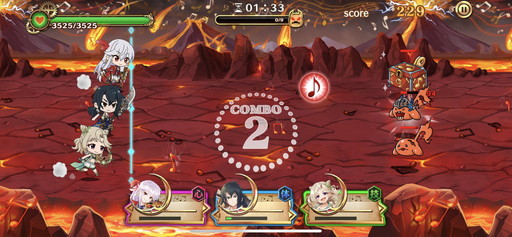画像ギャラリー No.003のサムネイル画像 / RPGとリズムゲームが融合した新作「ナナリズムダッシュ」を先行プレイ。パーティを編成してさまざまな名曲に挑戦しよう