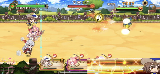 画像ギャラリー No.004のサムネイル画像 / RPGとリズムゲームが融合した新作「ナナリズムダッシュ」を先行プレイ。パーティを編成してさまざまな名曲に挑戦しよう