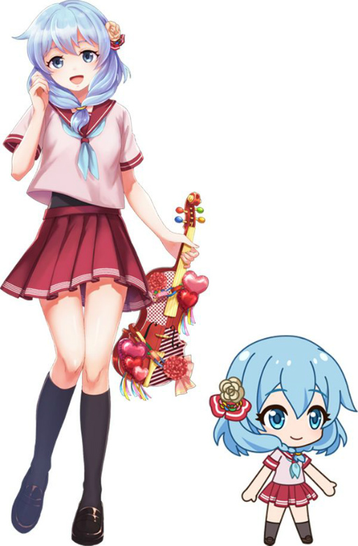 画像ギャラリー No.002のサムネイル画像 / 「ナナリズムダッシュ」で学生服姿のユルネが登場