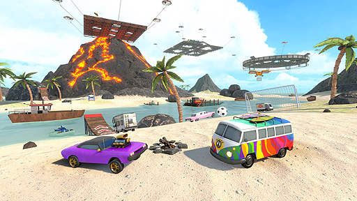 画像ギャラリー No.008のサムネイル画像 / カースタント・ドライブゲーム「クラッシュドライブ3」が,PCやコンシューマ機,スマホに向けてクロスプレイ対応でリリース