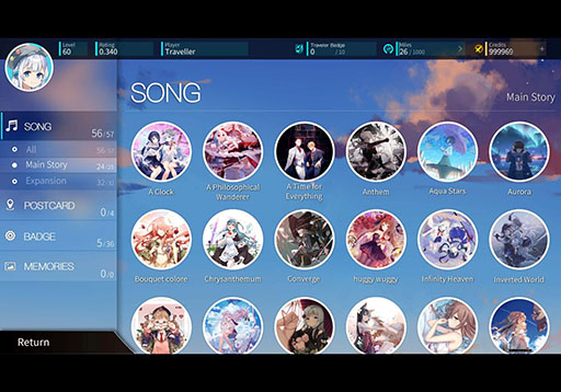 画像ギャラリー No.003のサムネイル画像 / スマホのジャイロ機能を活用した音楽ゲーム「Rotaeno」が5月30日にリリース。事前登録の受付も開始に