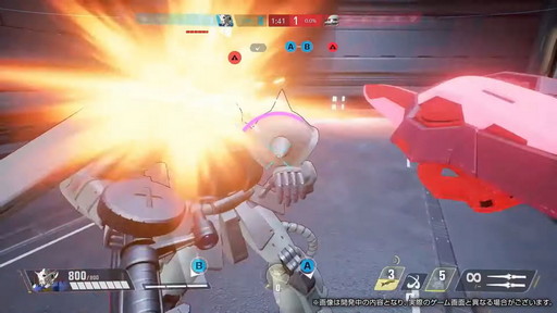 画像ギャラリー No.025のサムネイル画像 / 「GUNDAM EVOLUTION」公式配信番組をレポート。ネットワークテストで“ガンダムエクシア”と“マラサイ［UC］”などが参戦