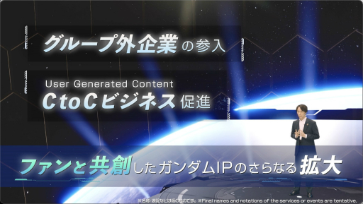 画像ギャラリー No.007のサムネイル画像 / 「ガンダムメタバースプロジェクト」の構想や，「機動戦士ガンダム 水星の魔女」の主人公&機体が公開に。第3回ガンダムカンファレンスレポート