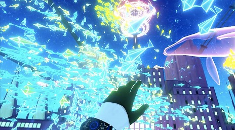 画像ギャラリー No.002のサムネイル画像 / 「DYSCHRONIA: Chronos Alternate」，市民の夢を統合した空間“拡張夢”の映像を公開。5000匹以上の魚群が作り出すVRパノラマ