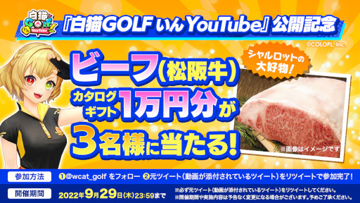 画像ギャラリー No.002のサムネイル画像 / 「白猫GOLF」,ショートムービー“白猫GOLF いん YouTube”第1弾を公開