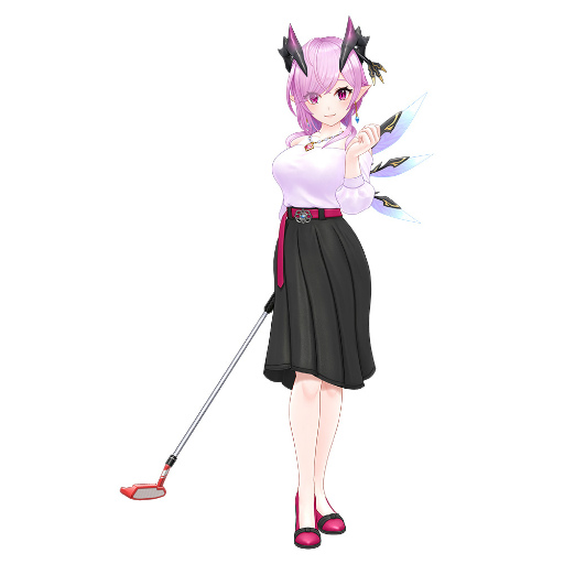 画像ギャラリー No.003のサムネイル画像 / 「白猫GOLF」,新ウェアの“オスクロル”(CV:茅野愛衣)が登場
