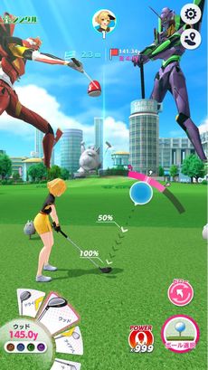 画像ギャラリー No.007のサムネイル画像 / 「白猫GOLF」で“エヴァンゲリオン”とのコラボイベント開催。初号機や零号機，2号機が出現したコースでゴルフが楽しめる